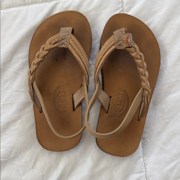 Toddler (girl) Rainbow sandals, size 7/8 - Picture 1 of 3